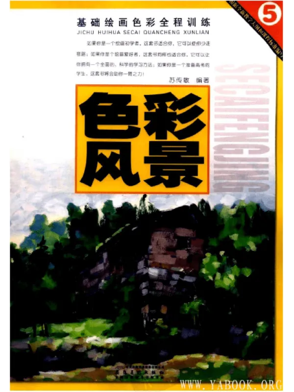 《基础绘画色彩全程训练 色彩风景》封面图片