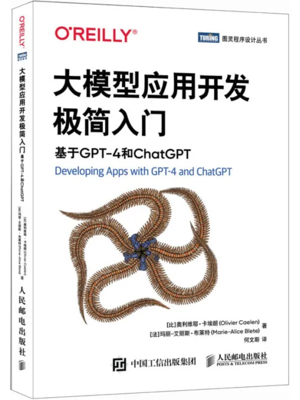 《大模型应用开发极简入门:基于GPT-4和ChatGPT》封面图片