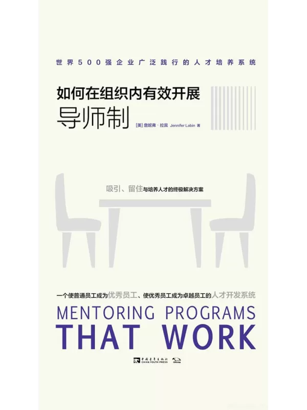 《如何在组织内有效开展导师制：世界500强企业广泛践行的人才培养系统》（美）詹妮弗·拉宾【文字版_PDF电子书_下载】