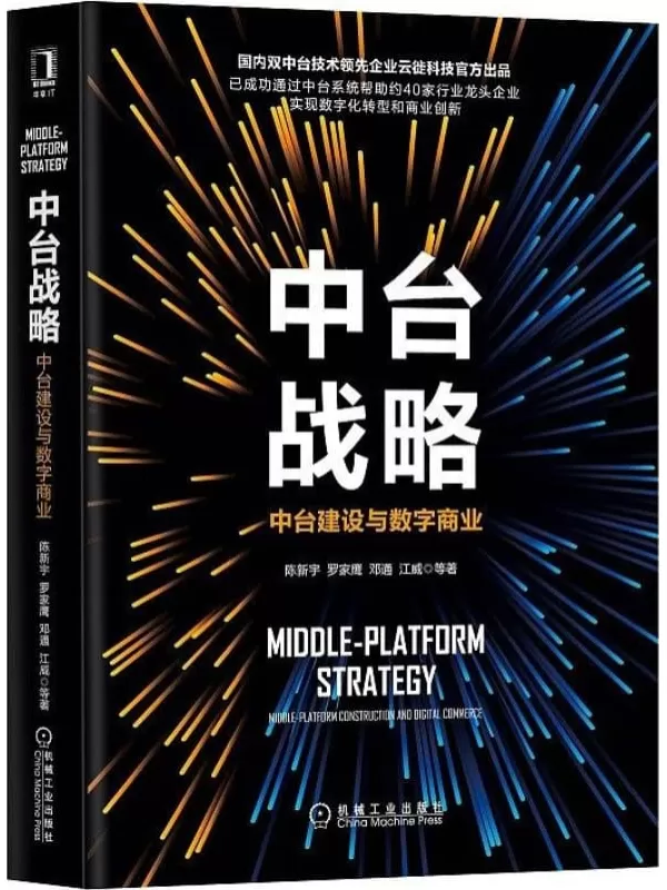 《中台战略：中台建设与数字商业》陈新宇【文字版_PDF电子书_下载】