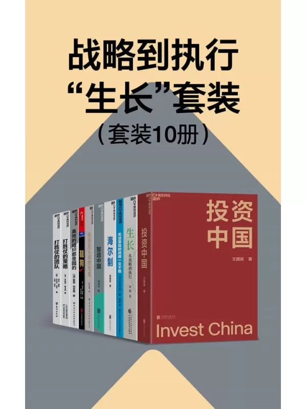 《战略到执行“生长”套装（10册）》（淘宝、海尔、耐克实战经验构建，中外企业共创的全面落地的战略框架）王国斌 & 语嫣 & 长尔•奈特 & 布赖斯•霍夫曼 & 安吉•摩根 & 考特尼•林奇 & 肖恩•林奇 & 戴维•珀金斯【文字版_PDF电子书_雅书】