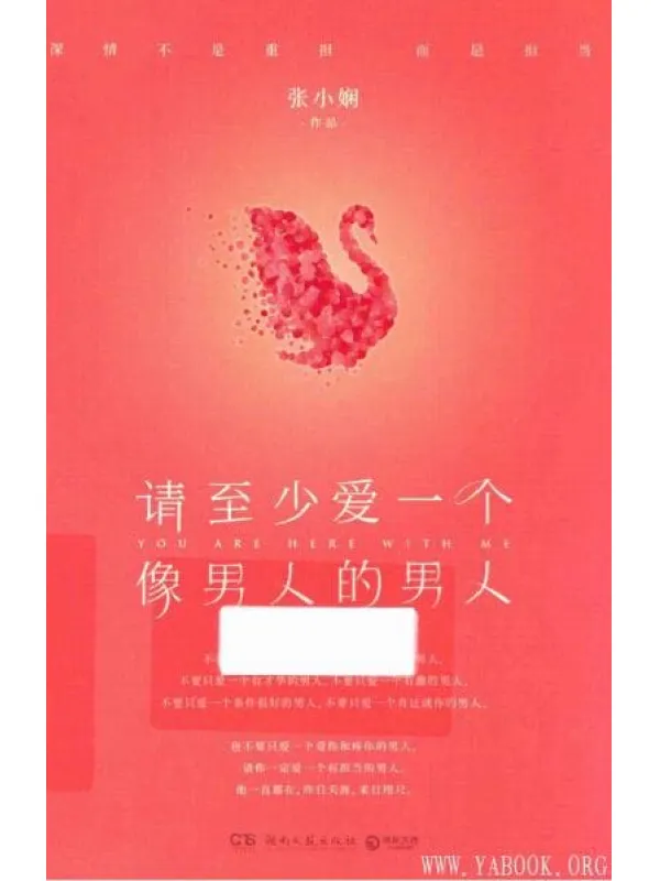 《请至少爱一个像男人的男人》_张小娴_湖南文艺_扫描版[PDF]