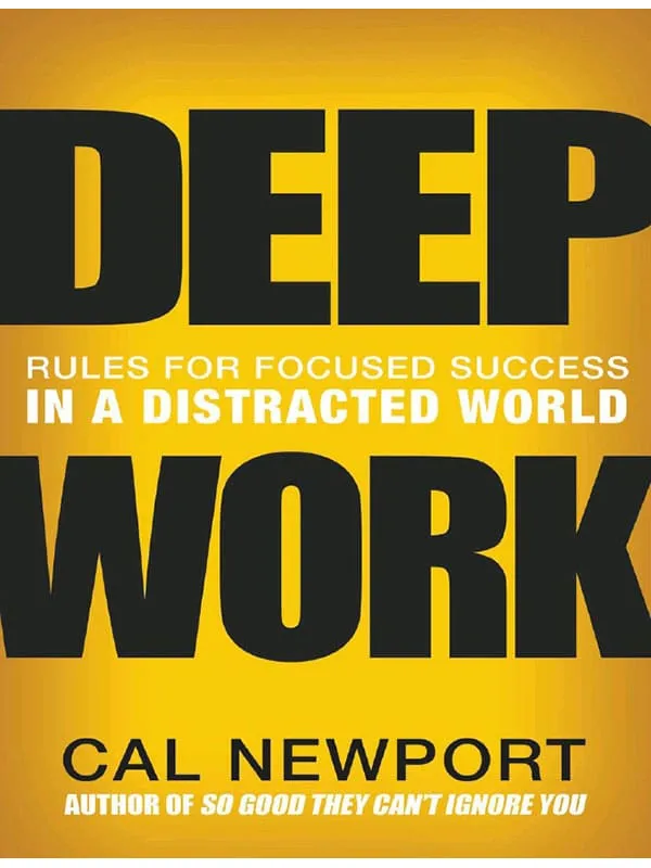 《深度工作：在分心的世界中专注成功的规则》原名：《Deep Work: Rules for Focused Success in a Distracted World》Cal-Newport【文字版_PDF电子书_下载】