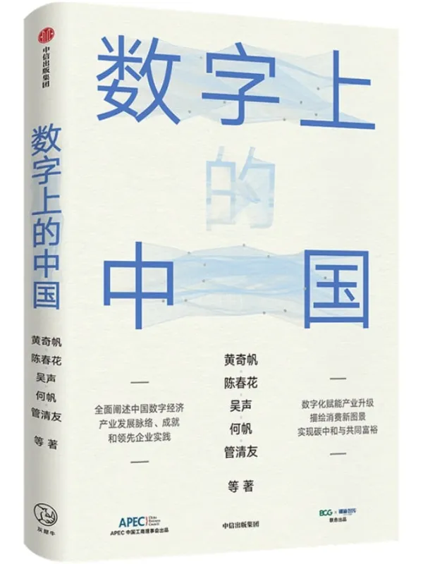 《数字上的中国》（数字化赋能产业升级，描绘消费新图景，实现碳中和与共同富裕）黄奇帆 & 陈春花 & 吴声 & 何帆 & 管清友【文字版_PDF电子书_下载】