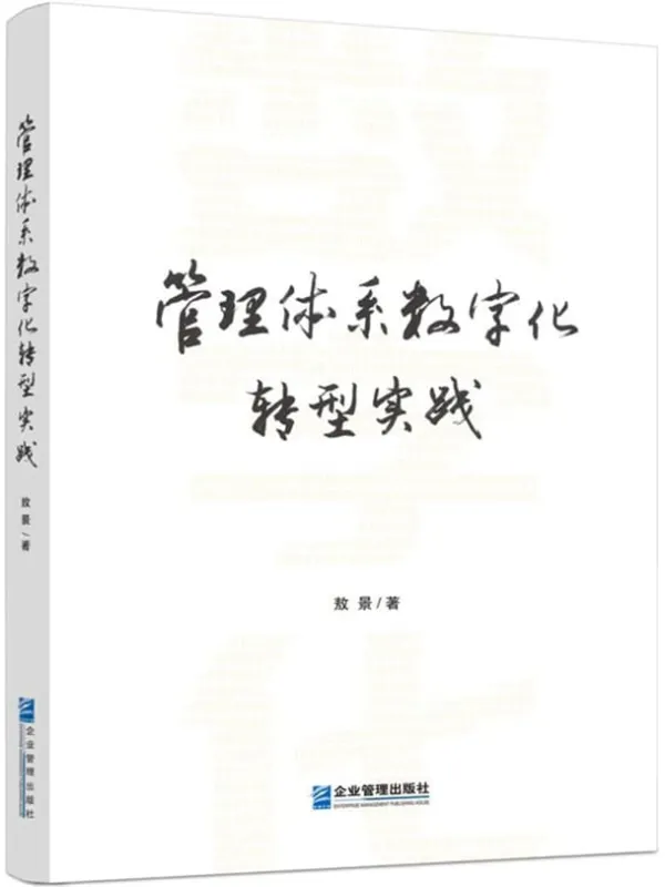 《管理体系数字化转型实践》敖景【扫描版_PDF电子书_下载】